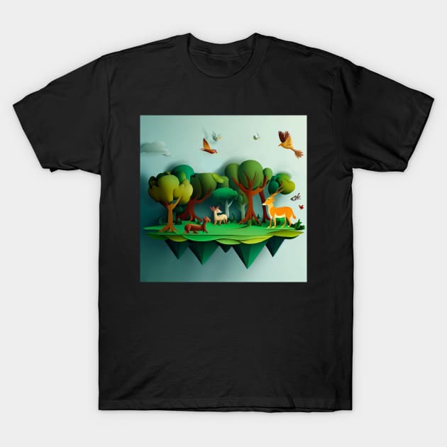 Fairytale forest T-Shirt by quenguyen